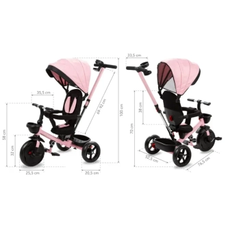 Велосипед трехколесный Kidwell Axel Pink/Розовый - Фото 3
