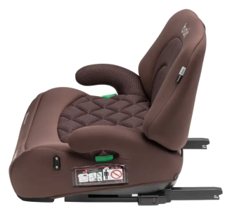 Автокрісло бустер 125–150 см Bair Boost i-Size ISOFIX BC-04 Choco/Коричневий - Фото 3