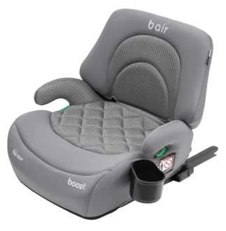 Автокресло-бустер 125–150 см Bair Boost i-Size ISOFIX BG-05 Grey/Серый - Фото 1