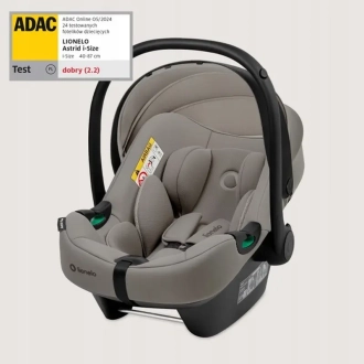 Автокресло 40–87 см Lionelo Astrid i-Size Beige Taupe/Бежевый - Фото 1