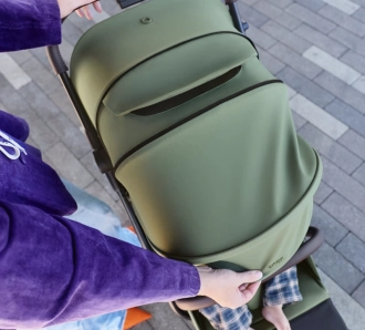 Коляска прогулочная Anex Air-Z plus Elvie/Оливковый - Фото 5