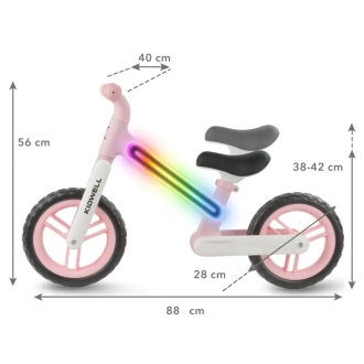 Біговел Kidwell Suno LED Pink/Рожевий - Фото 3