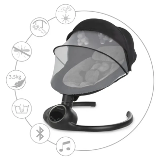 Центр укачивающий Kidwell Reve Black/silver/Серебристо-черный - Фото 1