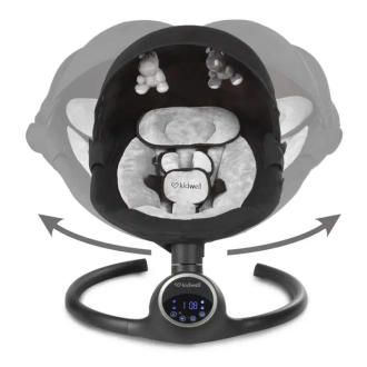 Центр укачивающий Kidwell Reve Black/silver/Серебристо-черный - Фото 7