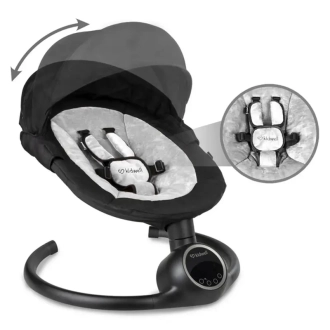 Центр укачивающий Kidwell Reve Black/silver/Серебристо-черный - Фото 8