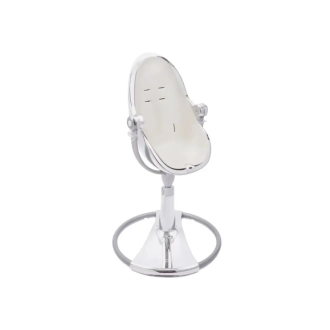 Стульчик для кормления Bloom Fresco Silver (без вкладыша) и Bloom набор вкладышей  Fresco Lunar silver/Серый - Фото 1