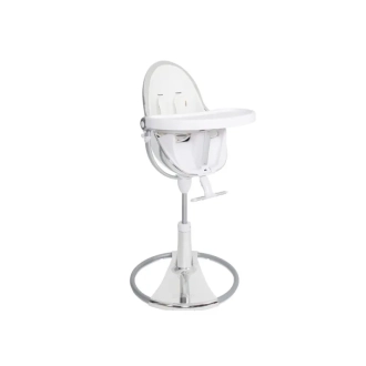 Стульчик для кормления Bloom Fresco Silver (без вкладыша) и Bloom набор вкладышей  Fresco Lunar silver/Серый - Фото 5