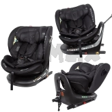 Автокресло 40–150 см Carrello Sirius 2.0 CRL-8809 Midnight Black i-Size, ISOFIX, поворот, якор /1/ Черный
