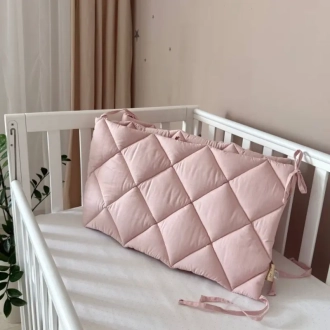 Комплект постільний MSonya (Маленька Соня) Baby Dream New Зайка із собачкою 6 предметів Бежевий/пудровий - Фото 1