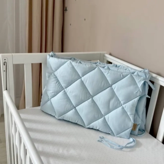 Комплект постільний MSonya (Маленька Соня) Baby Dream New Зайка із собачкою 6 предметів Бежевий/блакитний - Фото 1