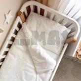 Комплект сменного белья MSonya (Маленькая Соня) Baby Dream New Зайка с собачкой 110×90 см Бежевый