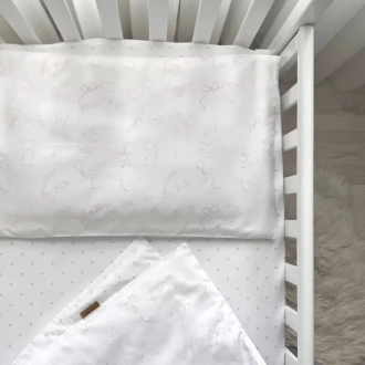 Комплект сменного белья MSonya (Маленькая Соня) Baby Dear 110×90 см Пудровый - Фото 2
