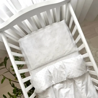 Комплект сменного белья MSonya (Маленькая Соня) Baby Dear 110×90 см Бежевый - Фото 1