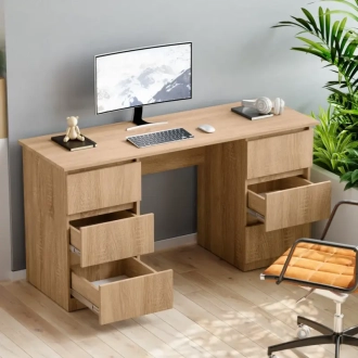 Стол письменный Furnigrade СП-14 75×145×50см Сонома - Фото 1