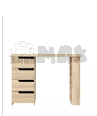 Стол письменный Furnigrade СП-6 75×110×45 см Сонома