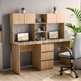 Письменный стол Furnigrade СП-15 на двоих 165×150×55 см Сонома