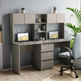 Письменный стол Furnigrade СП-15 на двоих 165×150×55 см Индастриал