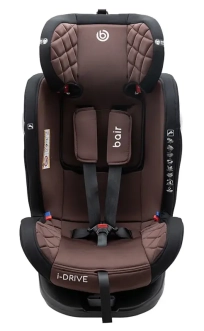 Автокрісло 40–150 см Bair i-Drive 360 ISOFIX CB-04 Choco-black/Коричневий - Фото 7
