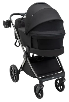 Коляска 2 в 1 Bair Pixel Chrome PC-01 Black rock/Черный - Фото 2