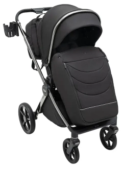 Коляска 2 в 1 Bair Pixel Chrome PC-01 Black rock/Черный - Фото 5