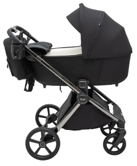 Коляска 2 в 1 Bair Pixel Chrome PC-01 Black rock/Черный - Фото 6