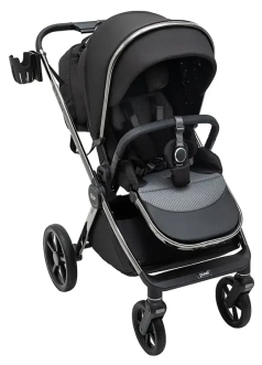 Коляска 2 в 1 Bair Pixel Chrome PC-01 Black rock/Черный - Фото 7
