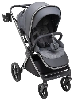Коляска 2 в 1 Bair Pixel Chrome PC-02 Graphite grey/Серый - Фото 7