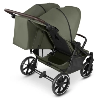 Коляска прогулочная для двойни ABC Design Bayamo Pea/Темно-зеленый - Фото 6
