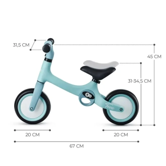 Беговел Kinderkraft Tove Sommer Mint/Мятный - Фото 2