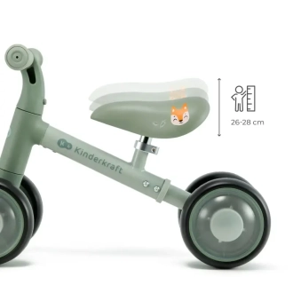 Беговел каталка Kinderkraft Cutie Flash Green/Зеленый - Фото 2