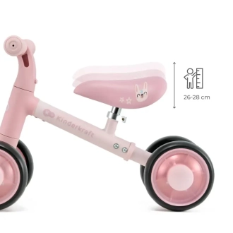 Беговел каталка Kinderkraft Cutie Flash Pink/Розовый - Фото 2