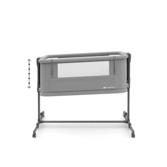 Ліжечко люлька приставне Kinderkraft Nestee Grow 2 Dark Grey/Темно-сірий - Фото 2