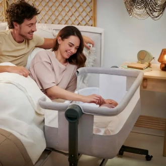 Ліжечко люлька приставне Kinderkraft Nestee Up 2 Beige/Бежевий - Фото 5