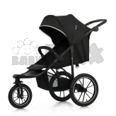 Коляска прогулянкова Kinderkraft Helsi 2 Black/Чорний