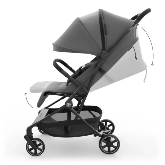 Коляска прогулянкова Kinderkraft Nebo Platinum Grey Beige/Сірий - Фото 2