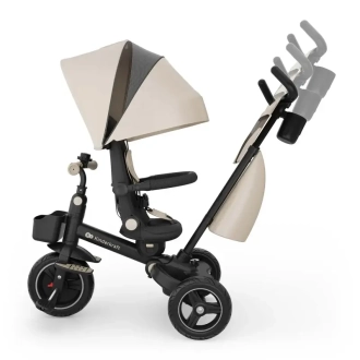 Велосипед трехколесный Kinderkraft Spinstep 2 Plus Beige/Бежевый - Фото 2
