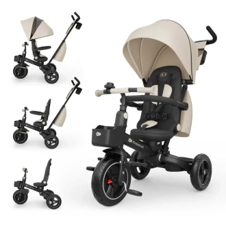Велосипед трехколесный Kinderkraft Spinstep 2 Plus Beige/Бежевый - Фото 8