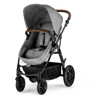 Коляска 3 в 1 Kinderkraft Moov Gray Melange/Сірий - Фото 3