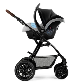 Коляска 3 в 1 Kinderkraft Moov Gray Melange/Сірий - Фото 4