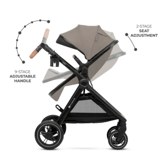 Коляска 3 в 1 Kinderkraft Esme Pro Sand Beige/Бежевий - Фото 2
