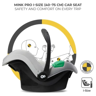 Коляска 3 в 1 Kinderkraft Moov 2 Air Moonlight Grey/Серый - Фото 4