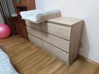 Комод пеленальный Babymax Лайт 6 160 см Дуб сонома - Фото 1