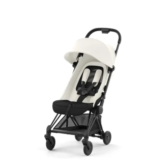 Коляска прогулочная Cybex Coya Matt Black Off White/Молочный - Фото 1
