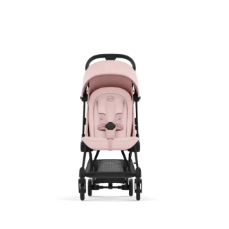 Коляска прогулочная Cybex Coya Matt Black Peach Pink/Розовый - Фото 2