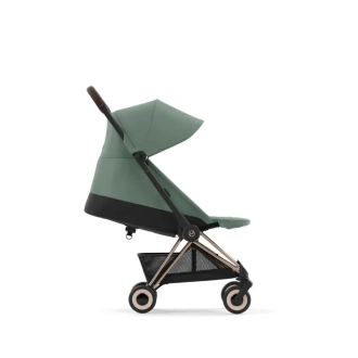 Коляска прогулочная Cybex Coya Rosegold Leaf Green/Зеленый - Фото 1