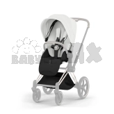 Чохол тканинний для прогулянкового блоку Cybex Priam 5.0 Style Off White/Молочний
