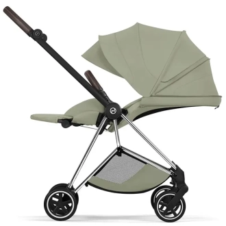 Коляска 2 в 1 Cybex Mios Style 5.0 Sage Green шасси Chrome Зеленый - Фото 4