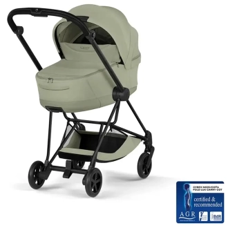 Коляска 2 в 1 Cybex Mios Style 5.0 Sage Green шаси Matt Black Зеленый - Фото 5