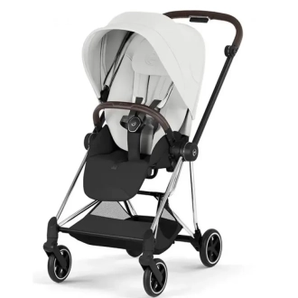 Коляска 2 в 1 Cybex Mios Style 5.0 Off White шаси Chrome Белый - Фото 3
