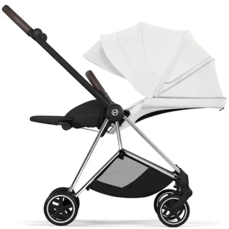 Коляска 2 в 1 Cybex Mios Style 5.0 Off White шаси Chrome Белый - Фото 5